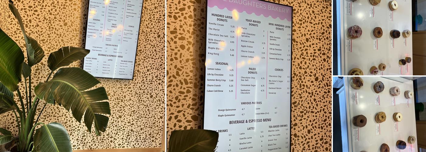 Five Daughters Bakery | 5th & Broadway Menu