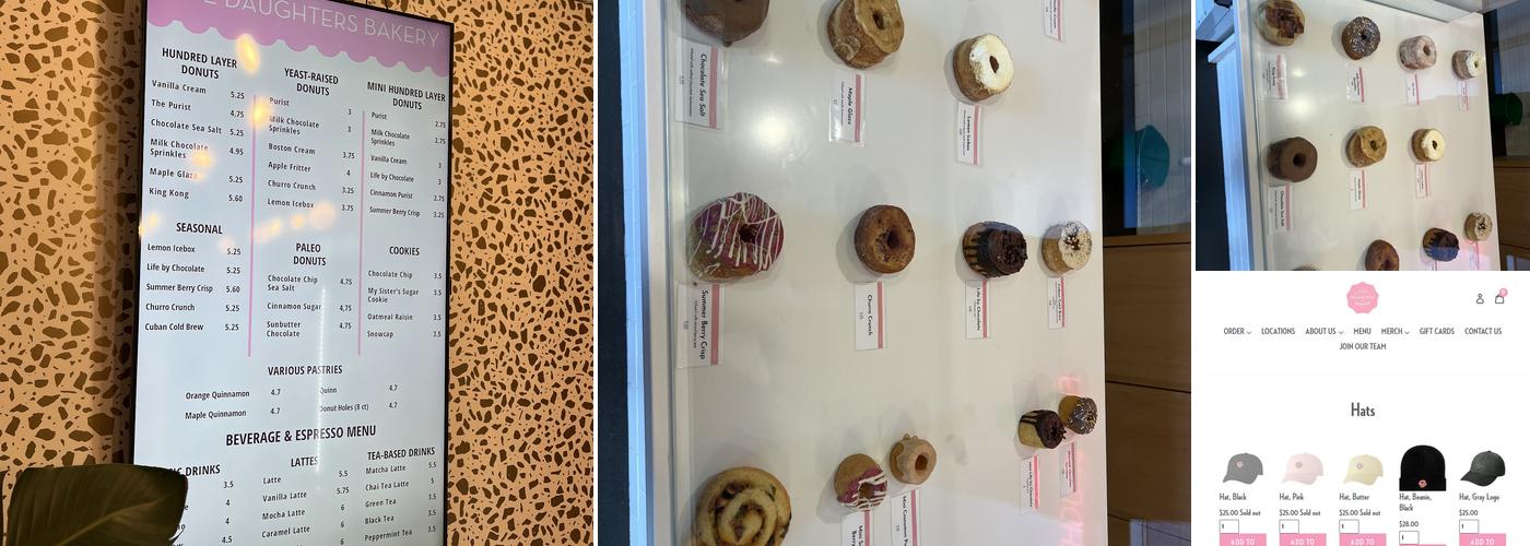 Five Daughters Bakery | 5th & Broadway Menu