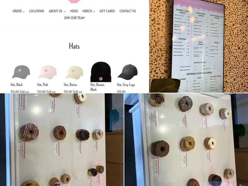 Five Daughters Bakery | 5th & Broadway Menu