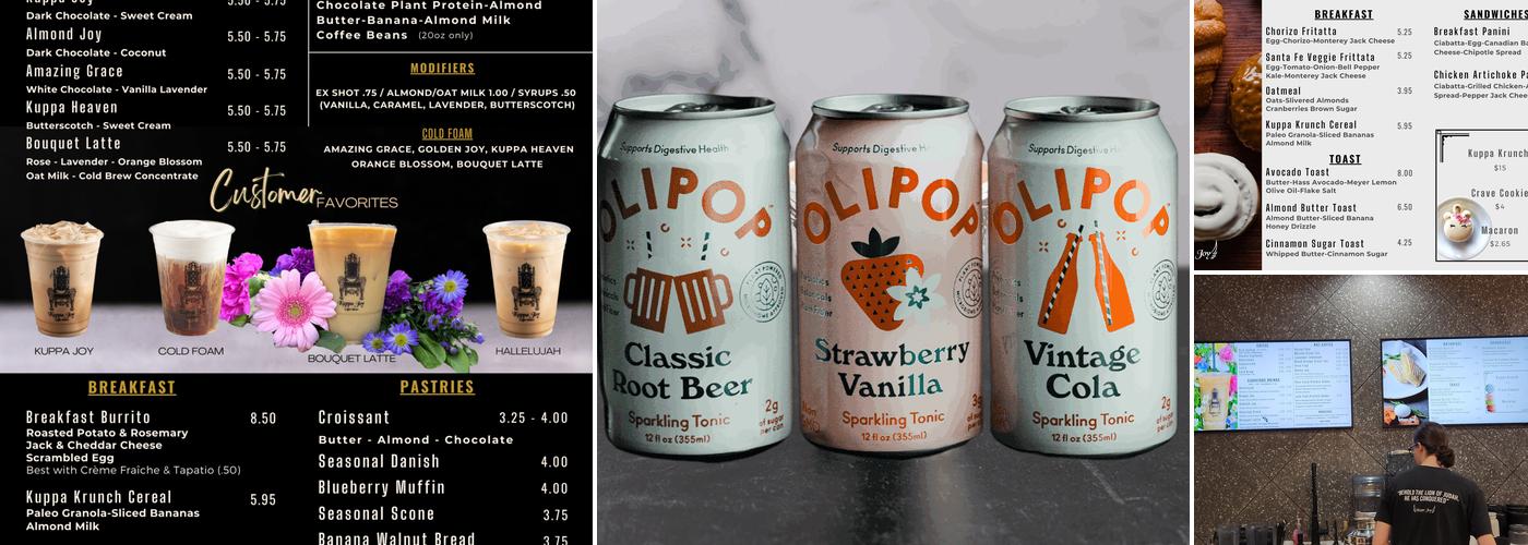 Kuppa Joy Coffee House - Palm Menu