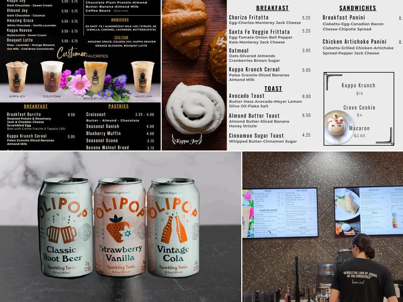 Kuppa Joy Coffee House - Palm Menu