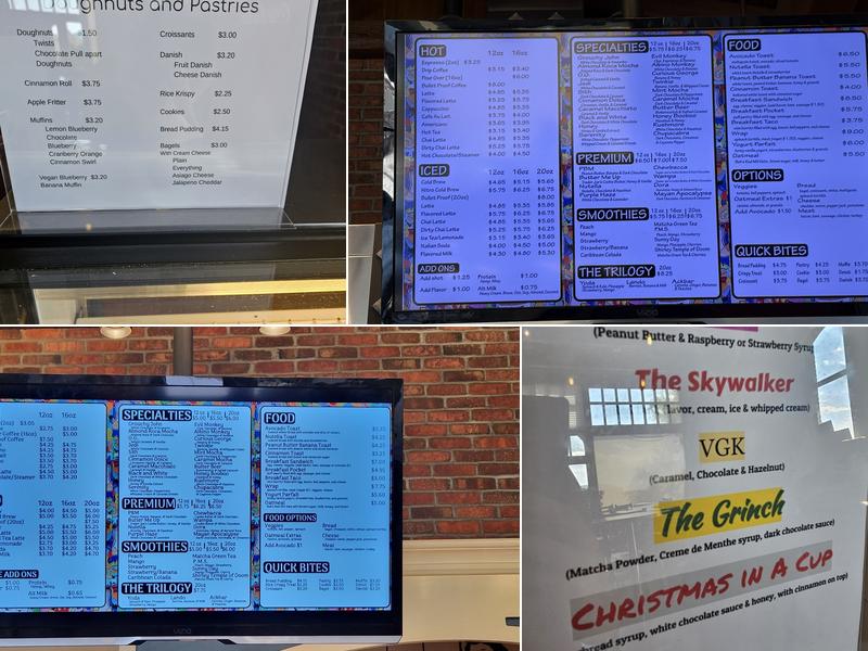 Grouchy John's Coffee Menu