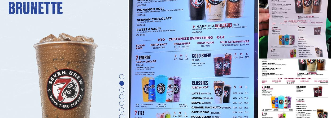 7 Brew Coffee Menu