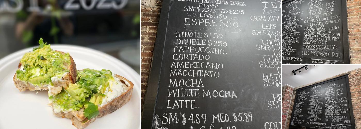 Roasted Coffee Bar Menu