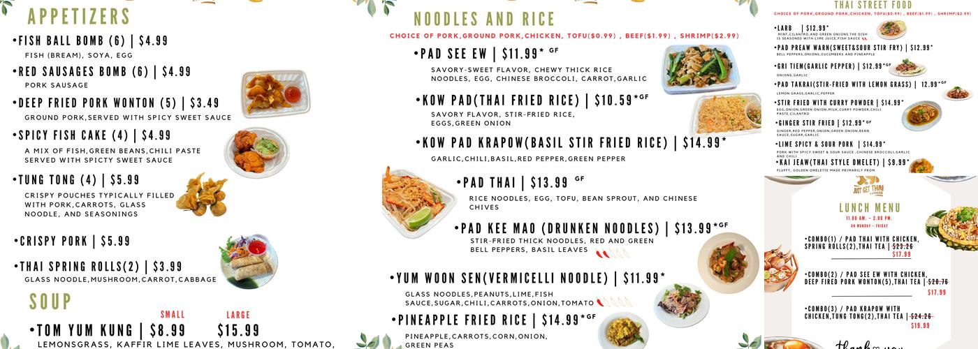 Get Thai Express Menu