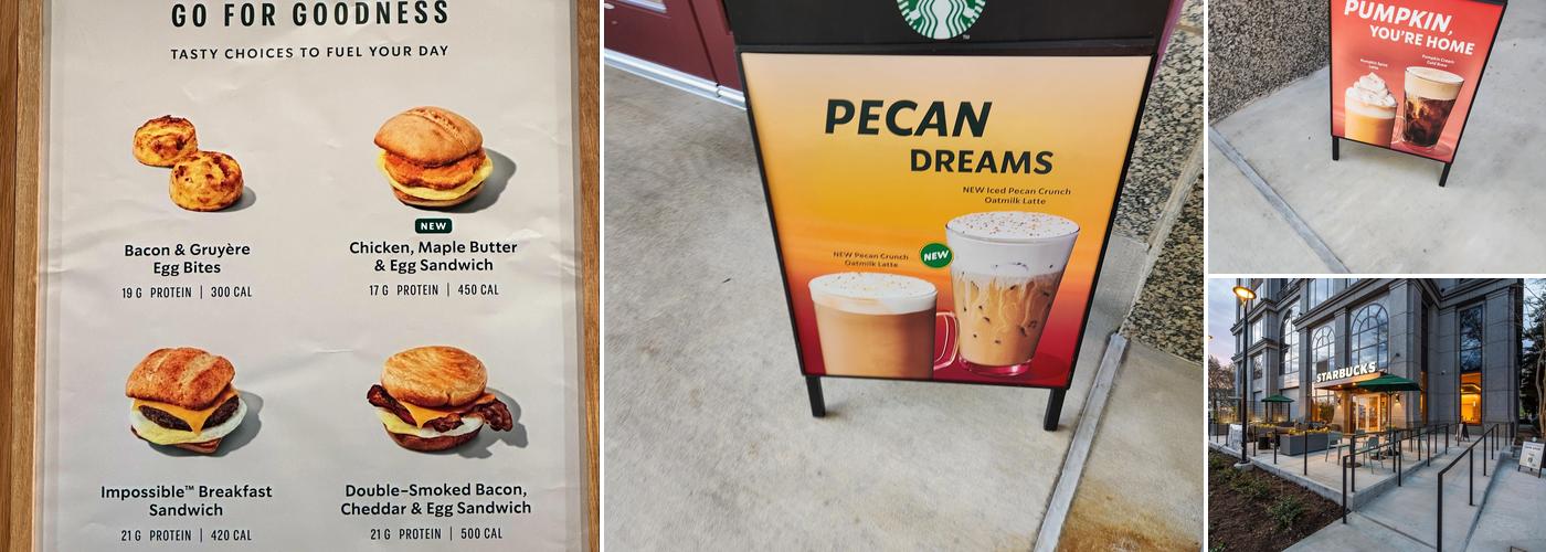Starbucks Menu