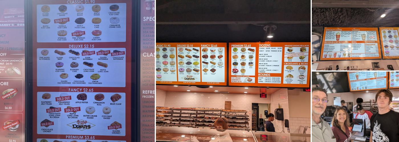 Randy’s Donuts Menu