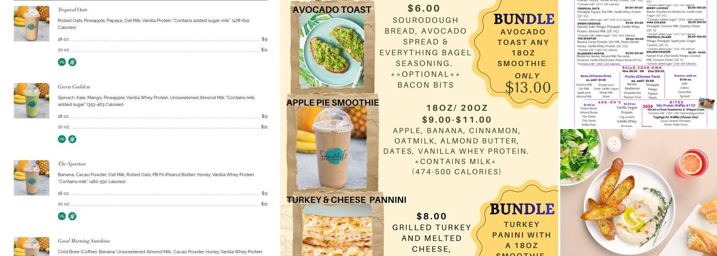 Smoothify Menu
