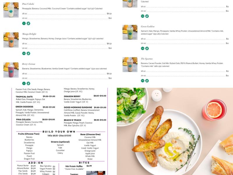 Smoothify Menu