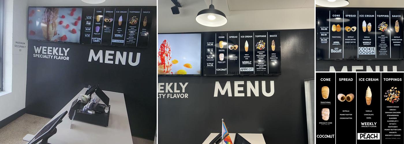 Crispy Cones - Orlando Menu