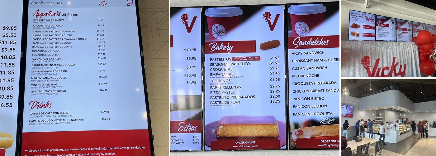 Vicky Bakery Menu