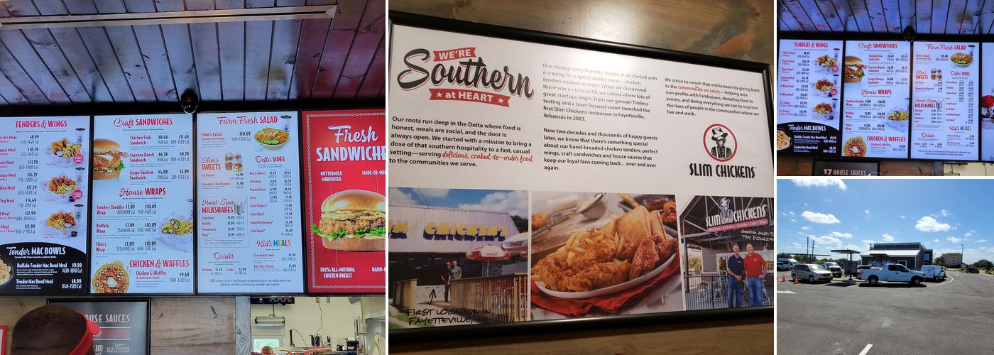 Slim Chickens Menu