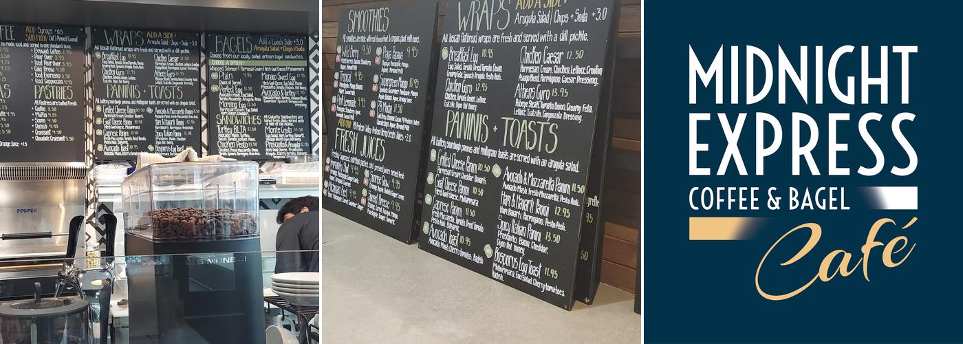 Midnight Express Cafe Menu