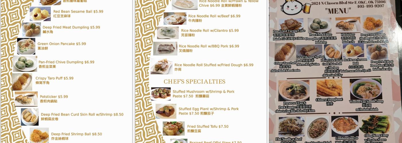 Empire Dimsum kitchen and bar Menu