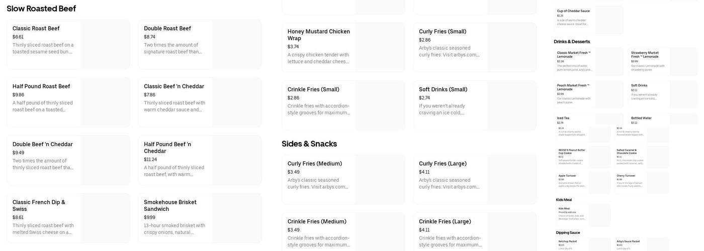 From Scratch Cooking LLC (Food Truck) Menu