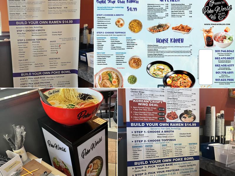 Poke World - La Crosse Menu