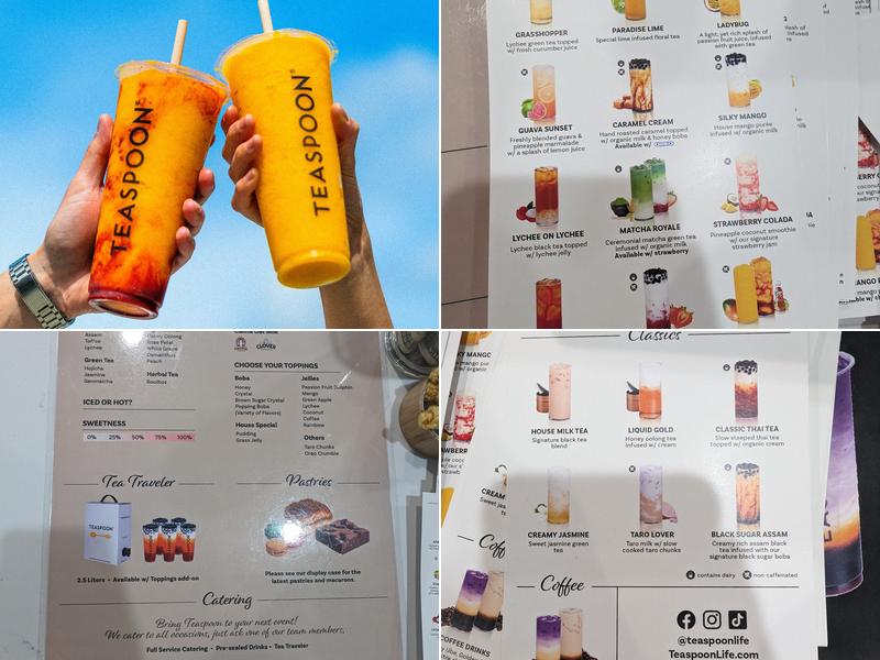 Teaspoon Modesto Menu