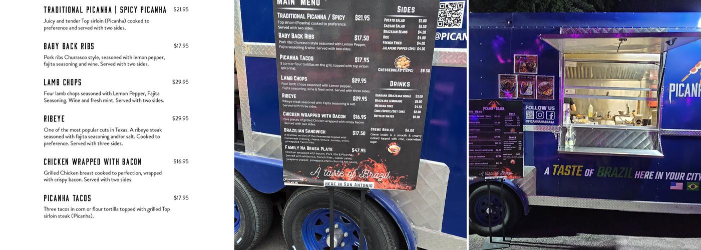 Picanha na Brasa Menu