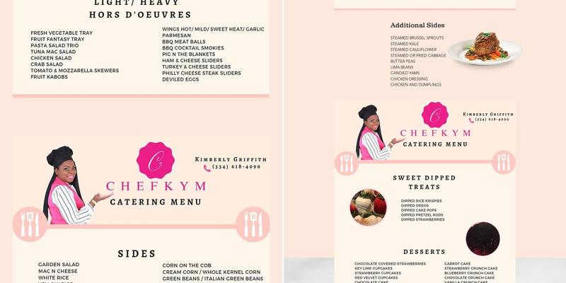 ChefKyms Menu