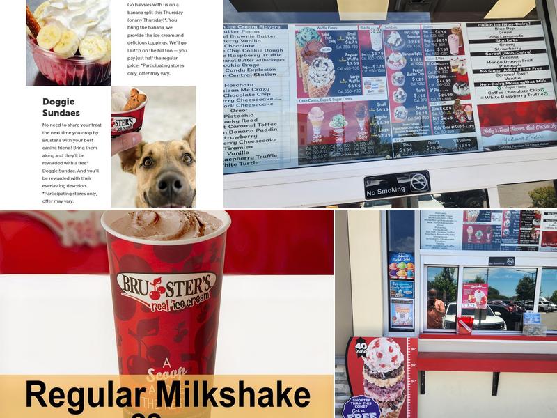 Bruster's Real Ice Cream Menu