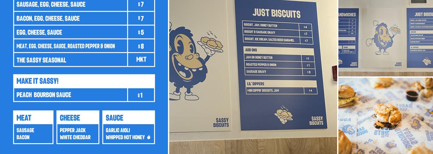 Sassy Biscuits Menu