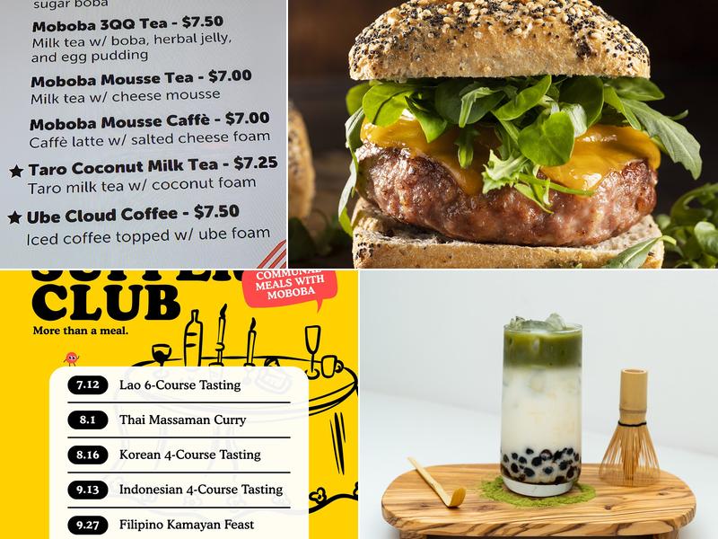 Moboba Menu