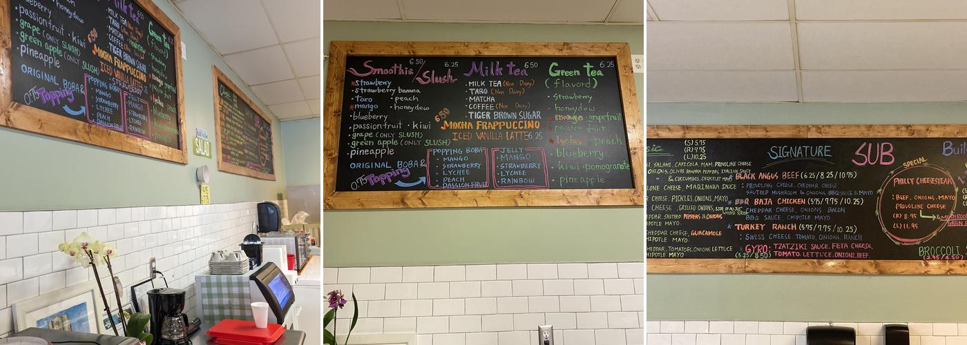 Tastea Deli Menu