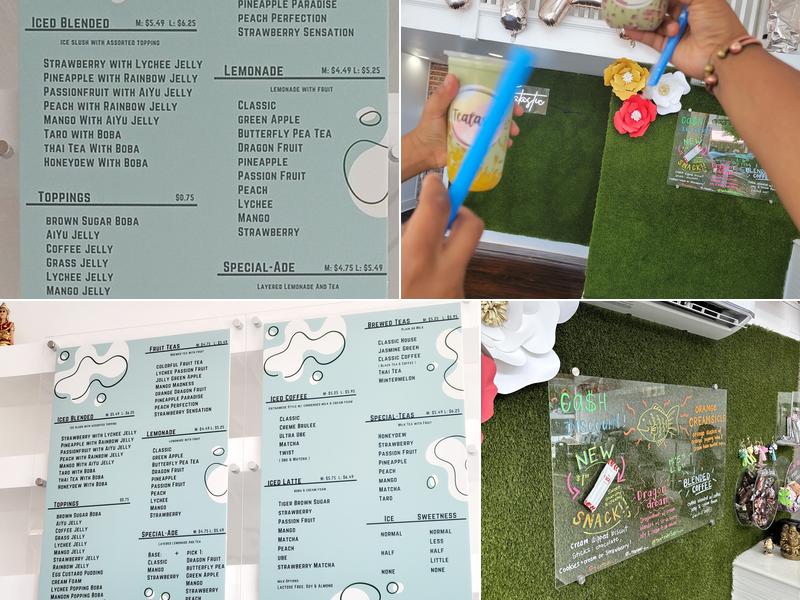 Teatastic Menu