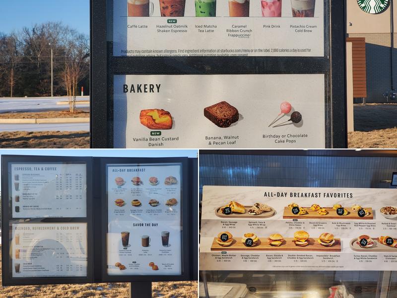 Starbucks Menu