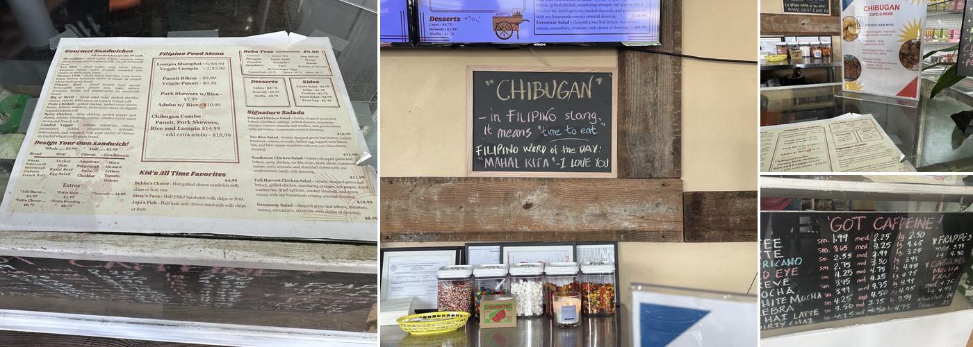 Chibugan Cafe & More Menu