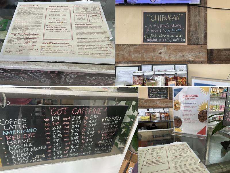 Chibugan Cafe & More Menu