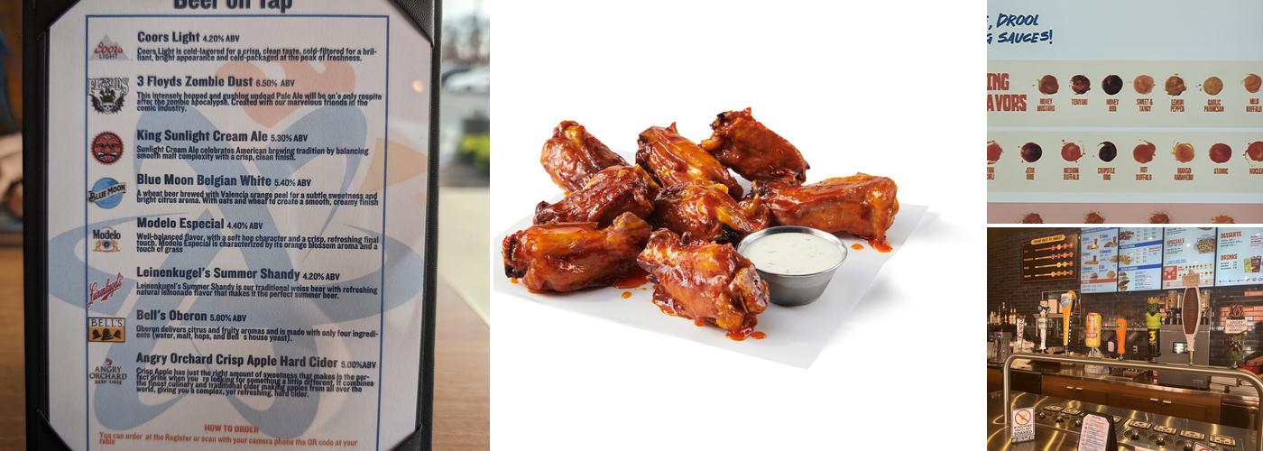 Atomic Wings Menu