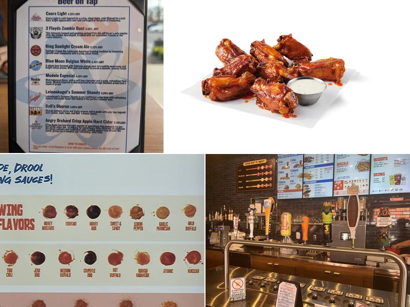 Atomic Wings Menu