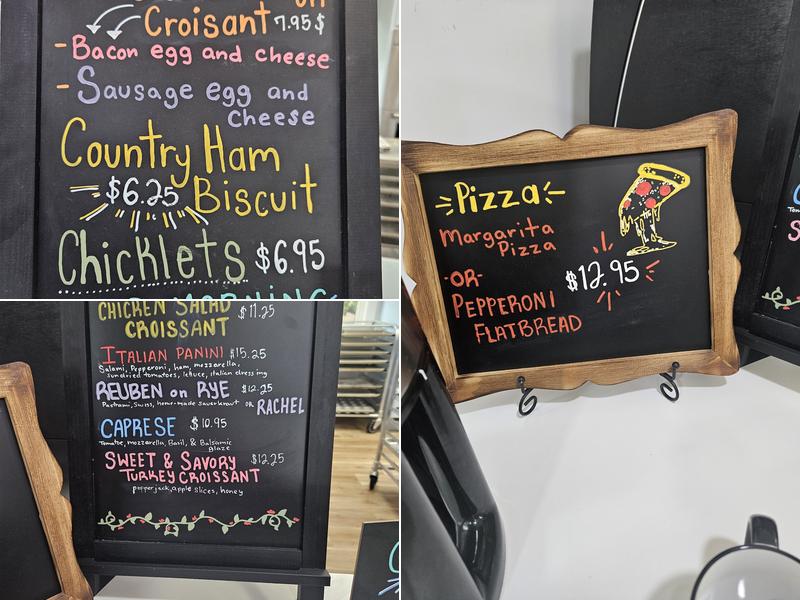 Fawn's Delectables Cafe Menu