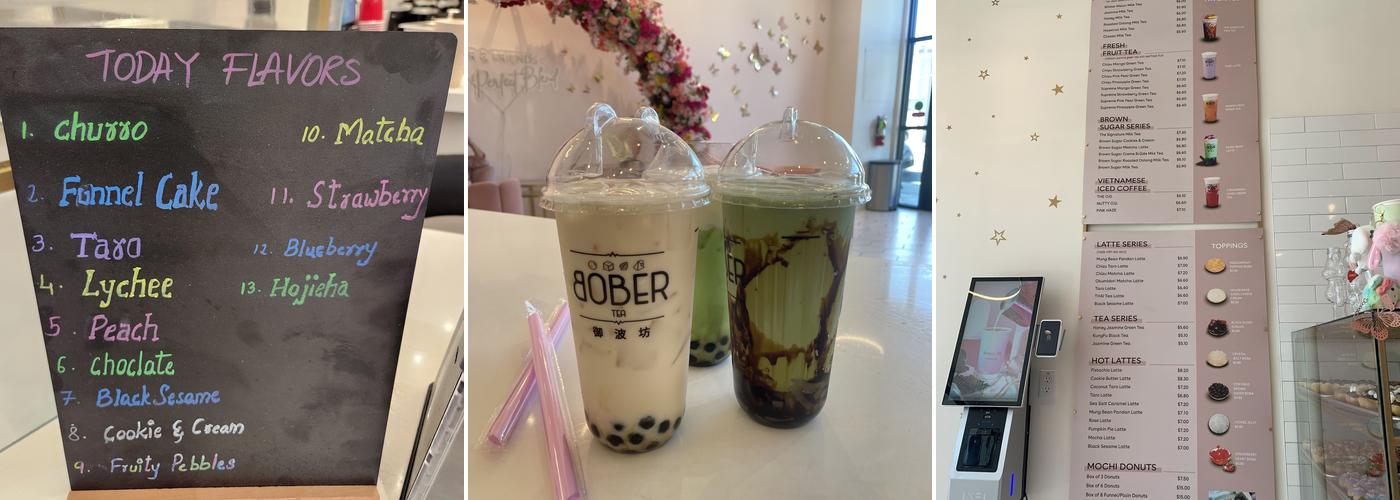 BOBER TEA & COFFEE Menu