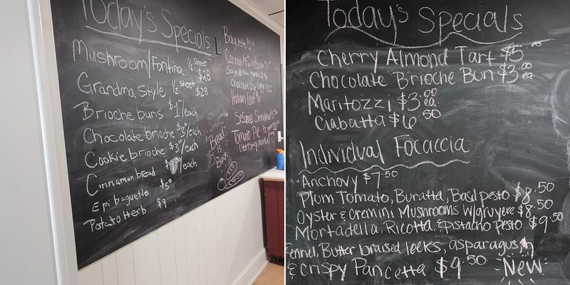 Blacklab Breads Menu