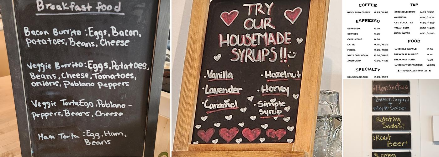 Prodigy Coffeehouse / Globeville Menu