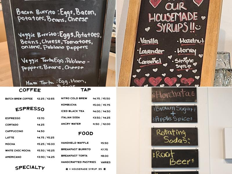 Prodigy Coffeehouse / Globeville Menu