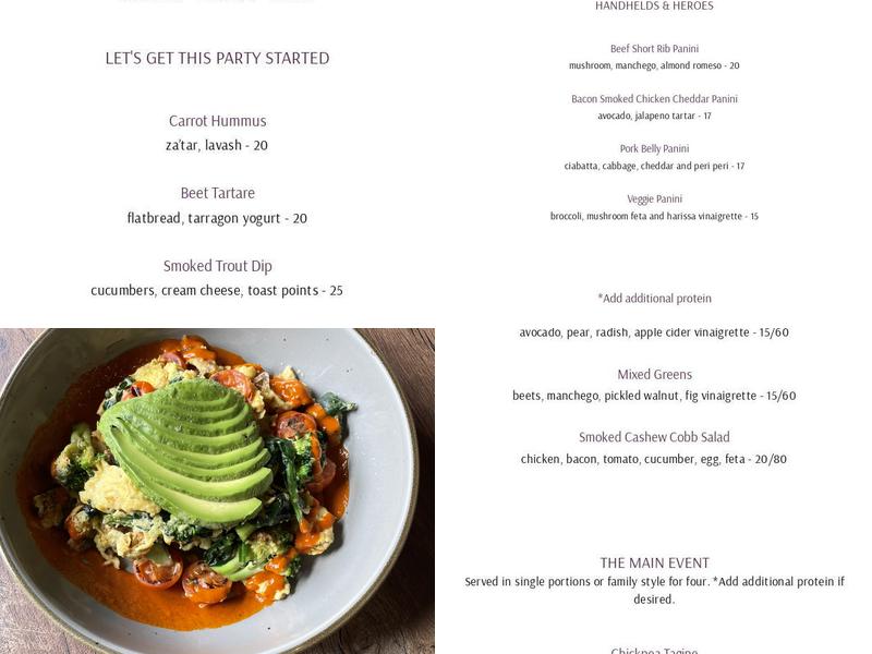 LIZ Menu