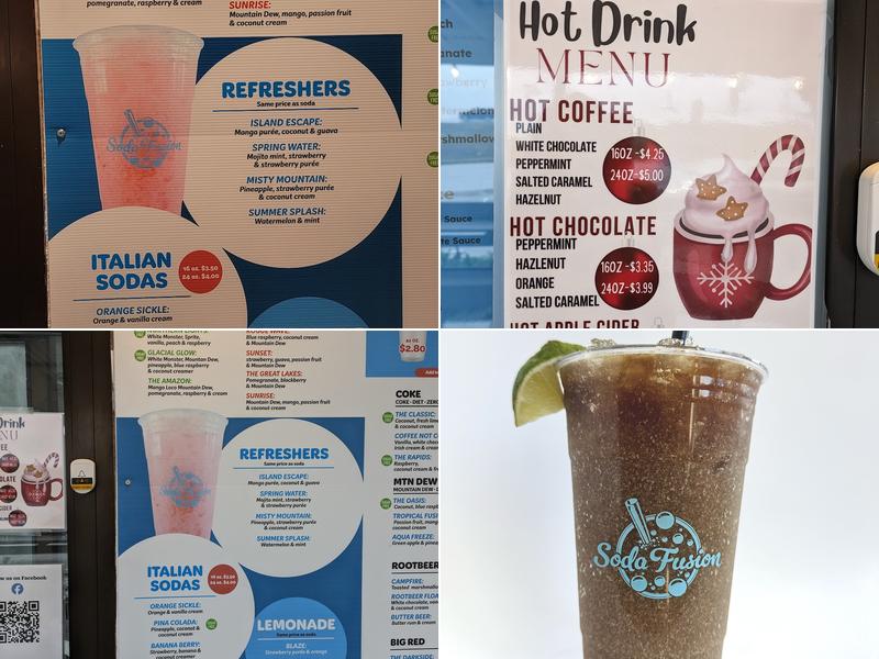 SodaFusion Menu