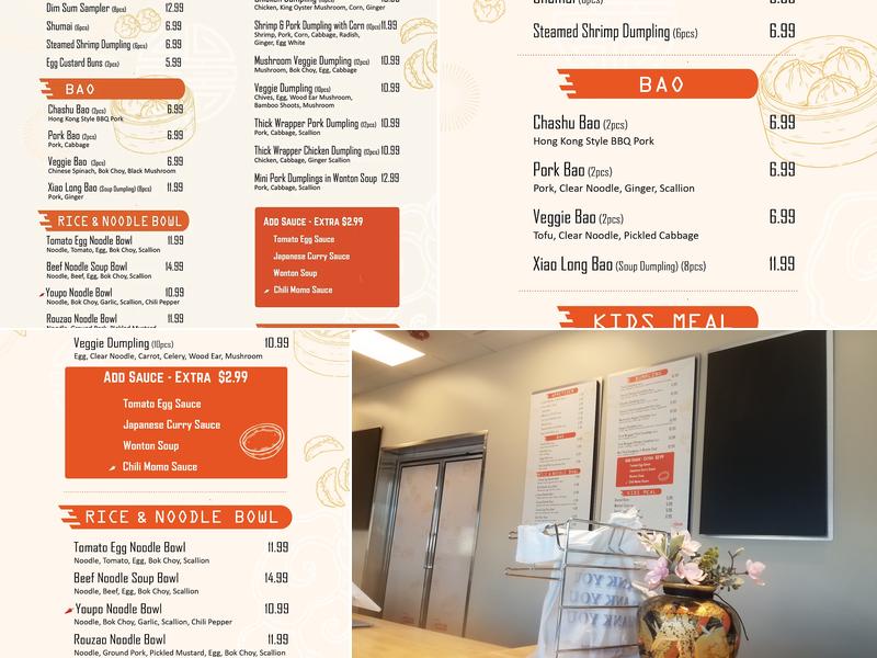 Dumpling Kitchen Menu