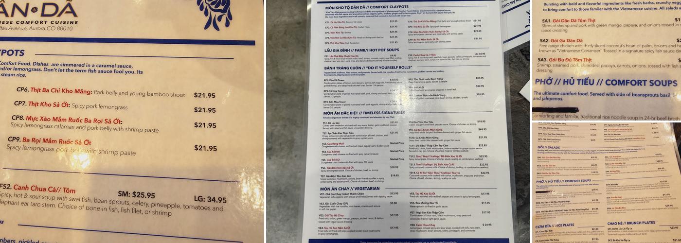Dan Da Menu