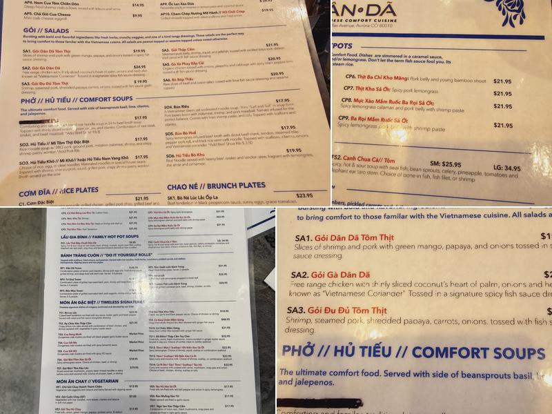 Dan Da Menu