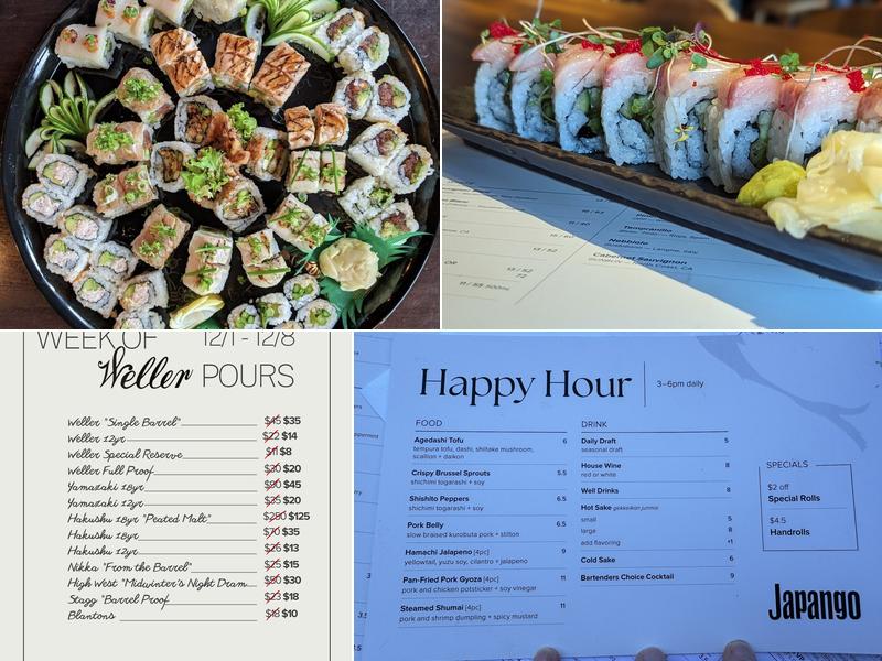 Japango Menu
