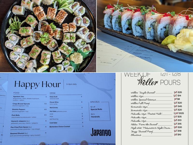Japango Menu