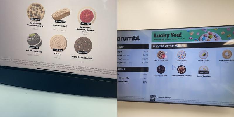 Crumbl - Boca Raton Menu