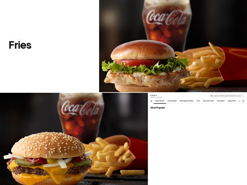 McDonald's Menu