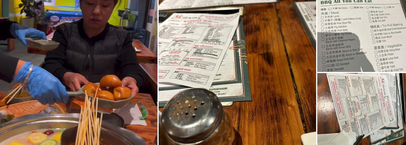 Hot Stix Hot Pot & BBQ Menu