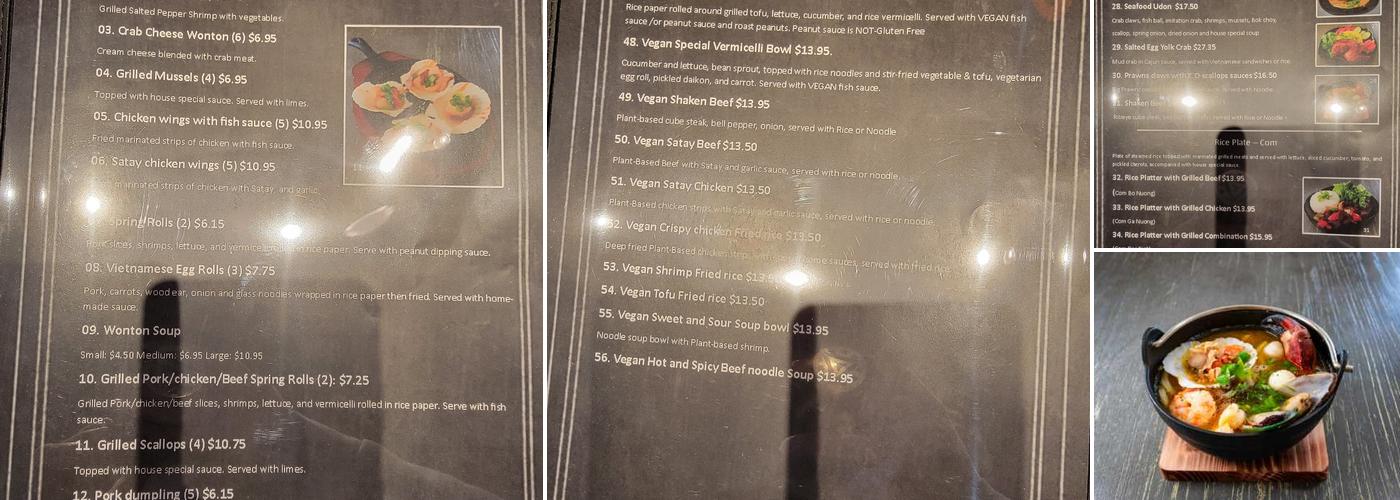 Pho-Ever Menu