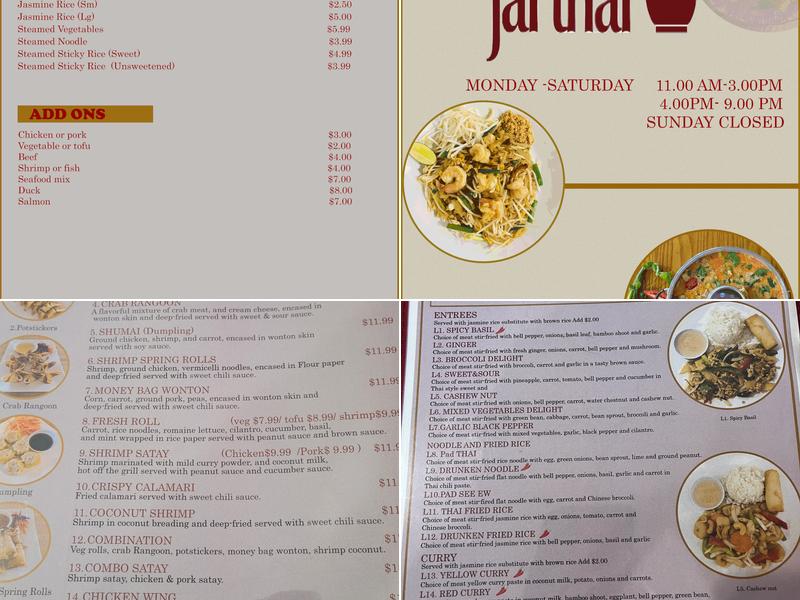 Jai Thai, Sun City - Menu, Reviews (86), Photos - Restaurantji